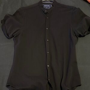 Calvin Klein Men's Black Button Down Shirt